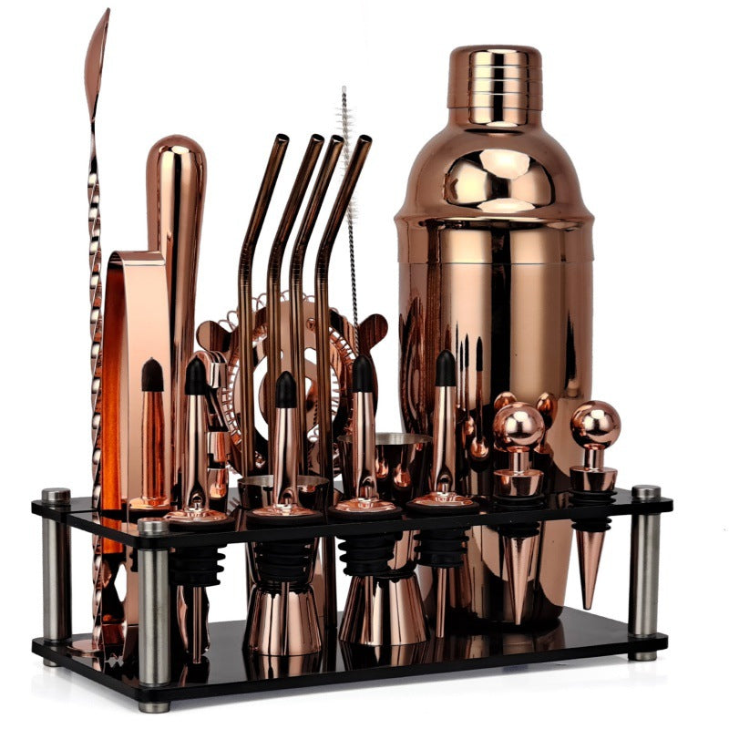 20-Piece Mixologist Bar Kit - Black