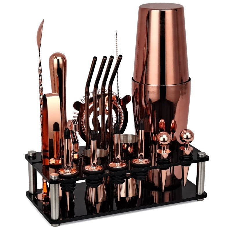 20-Piece Mixologist Bar Kit - Black